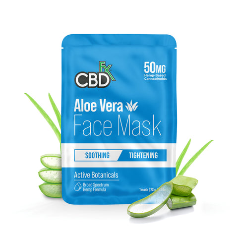 AloeVera andlitsmaski 50mg CBD